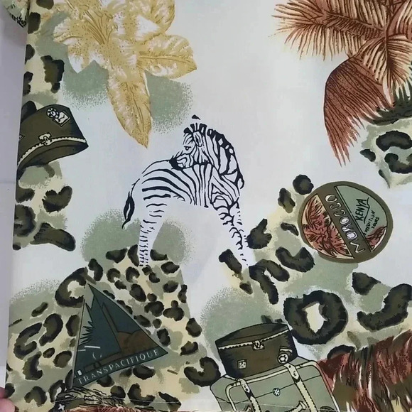 {Portfolio Australia & Kathy Che} SET: Vintage Safari Travel Skirt & Top - Picture 6 of 16